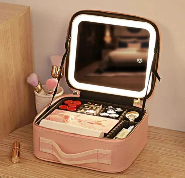 Sac Maquillage avec Miroir éclairé