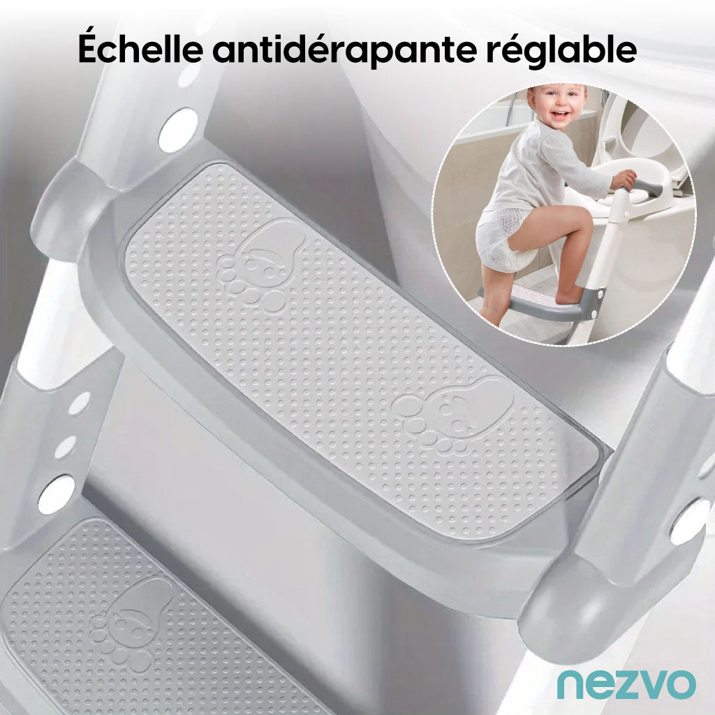 Réducteur de Toilette avec Escalier Intégré – Apprentissage Facile et Autonomie Totale