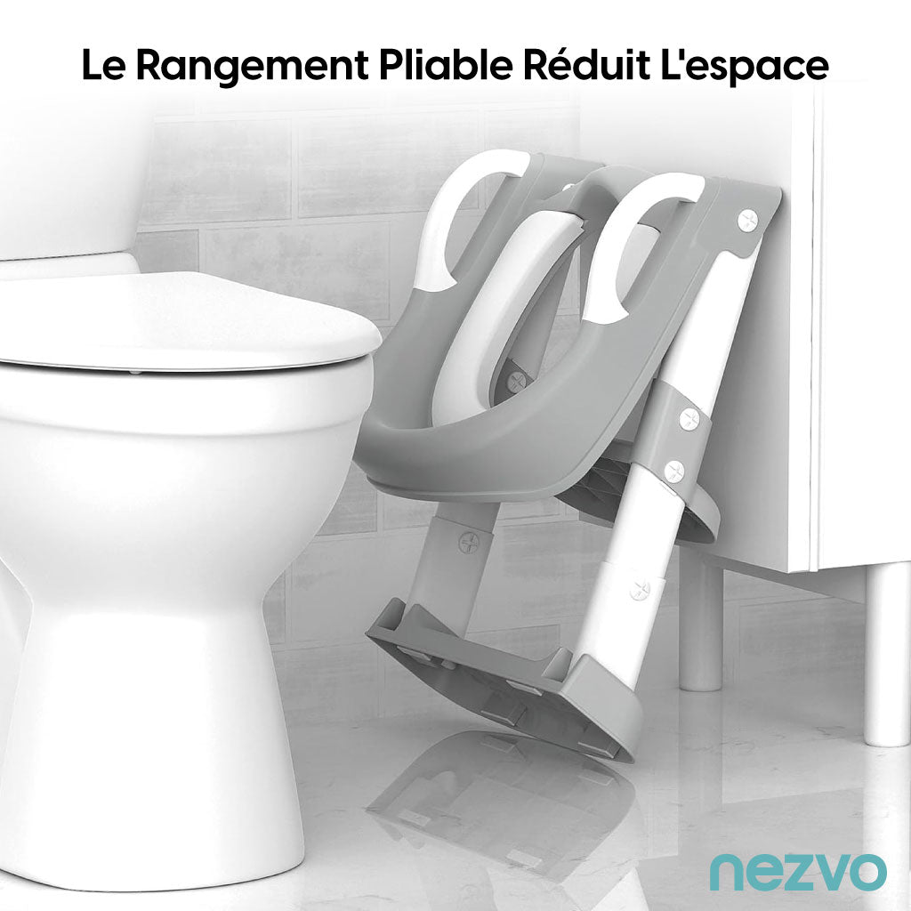 Réducteur de Toilette avec Escalier Intégré – Apprentissage Facile et Autonomie Totale