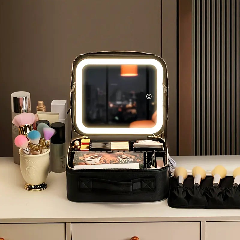 Sac Maquillage avec Miroir éclairé