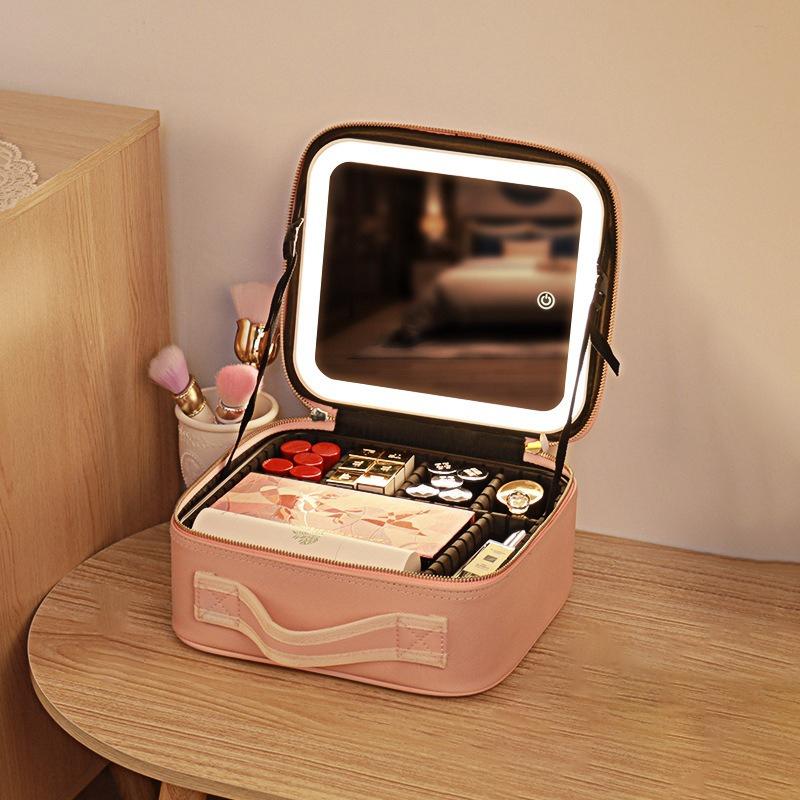 Sac Maquillage avec Miroir éclairé