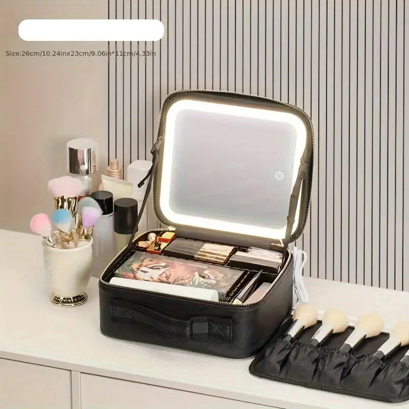 Sac Maquillage avec Miroir éclairé