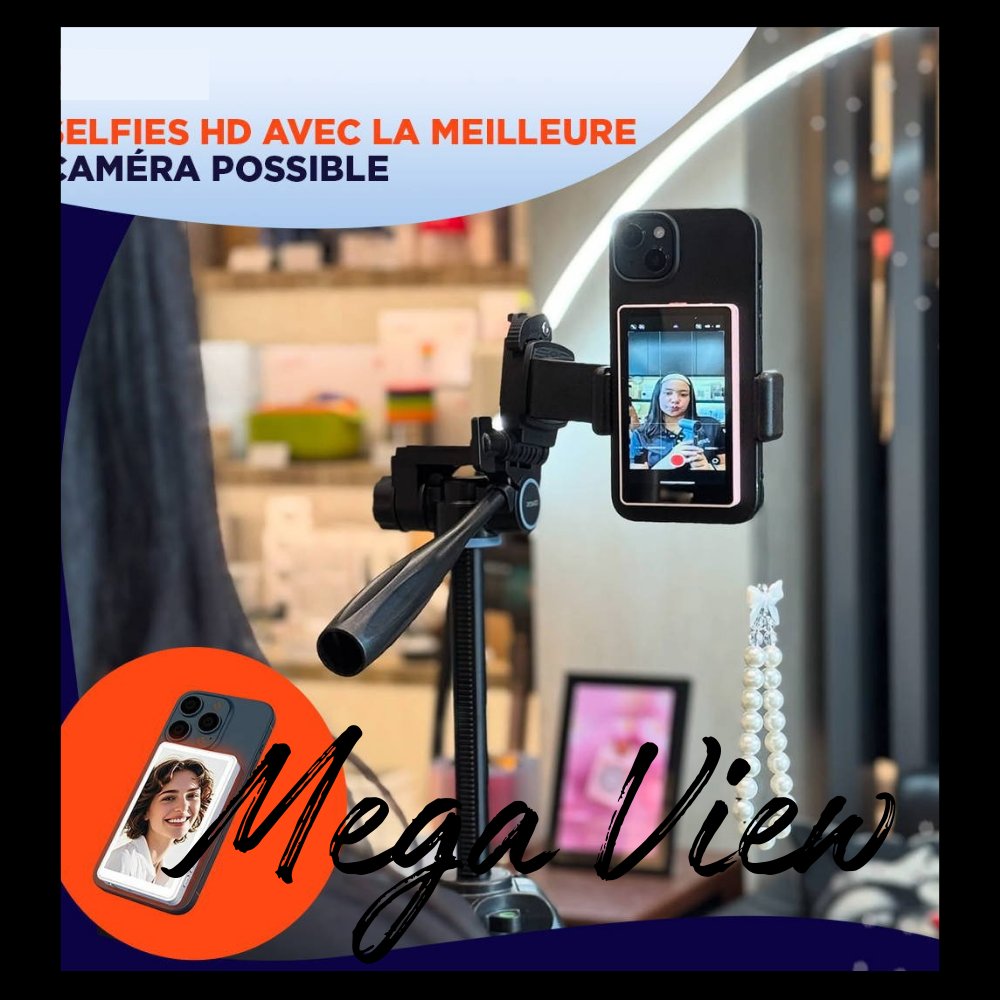 Méga View Ecran miroir selfie