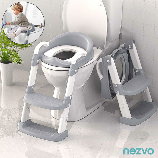 Réducteur de Toilette avec Escalier Intégré – Apprentissage Facile et Autonomie Totale