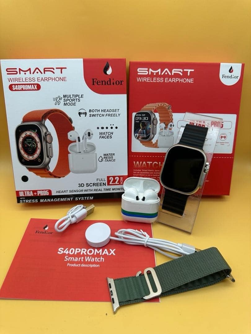 Smart Watch S40 Pro Max avec Écouteurs Sans Fil