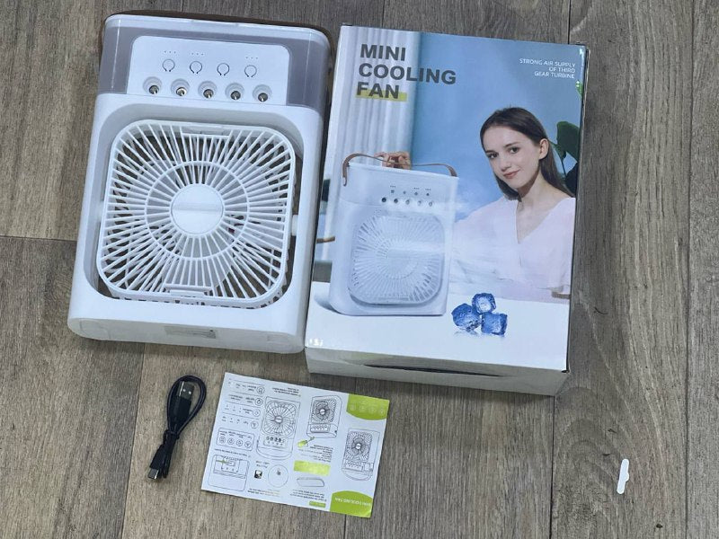 Climatiseur Portable Silencieux 4 en 1, Mobile sans Évacuation,Rechargeable.